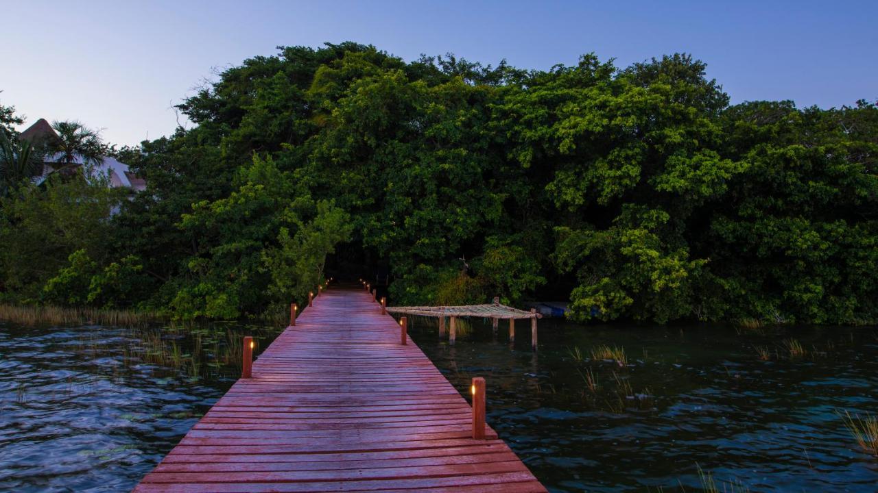 Casa Aakal Lagoon Front Bacalar Exterior foto